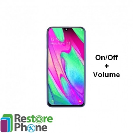 Reparation On Off Volume Galaxy A40 (A405)
