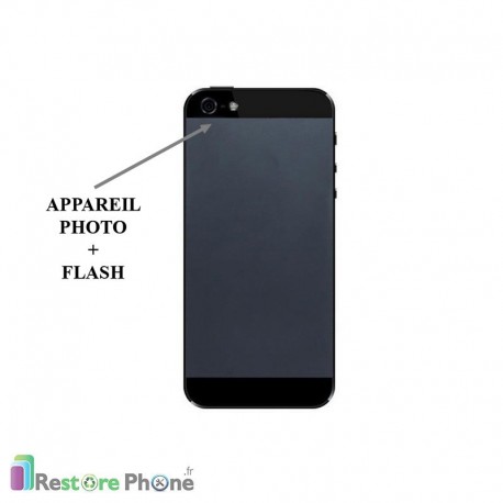 Réparation Appareil Photo + Flash iPhone 5