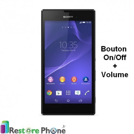 Reparation Bouton On/Off + Volume Xperia T3