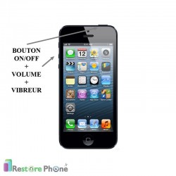 Réparation Bouton On/Off + Volume + Vibreur iPhone 5