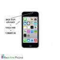 Réparation Bouton On/Off + Flash + Volume + Vibreur iPhone 5C