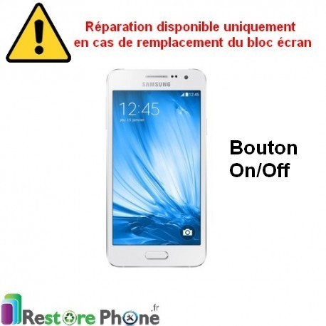 Reparation Bouton On/Off Galaxy A3