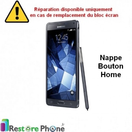 Reparation Bouton Home Galaxy Note 4