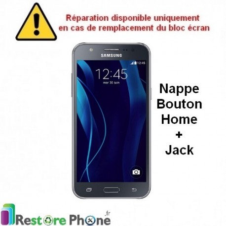 Reparation Nappe Bouton Home + Jack Galaxy J5