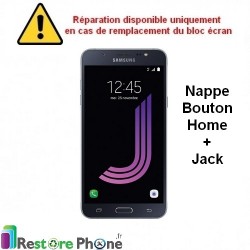 Reparation Nappe Bouton Home + Jack Galaxy J7