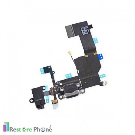 Nappe Connecteur de Charge + Micro + Antenne Iphone 5