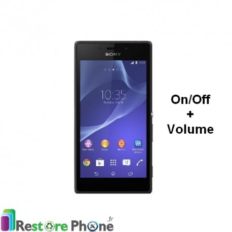 Reparation Nappe On/Off +Volume Xperia M2