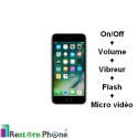 Réparation Bouton On/Off + volume + vibreur + Flash + Micro Vidéo iPhone 7 Plus