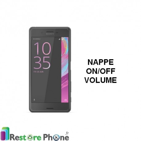 Reparation Nappe On/Off + Volume Xperia X Performance