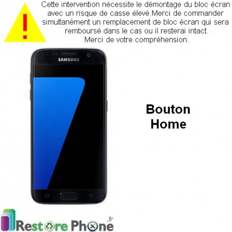 Reparation Nappe Bouton Home Galaxy S7