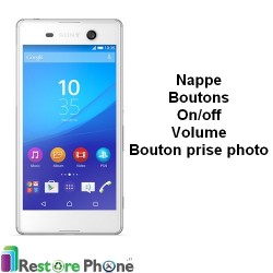Reparation Nappe On/Off + Volume + Photo Xperia M5