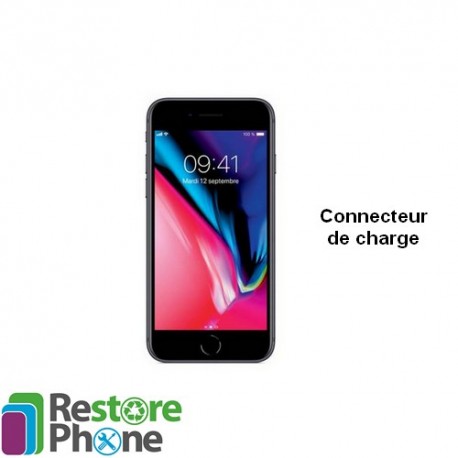 Reparation Connecteur de Charge + Micro iPhone 8